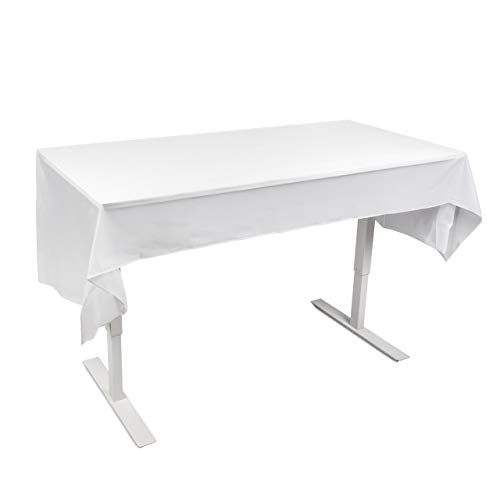 Matana 6 Mantel Plástico Blanco Desechable (275 x 135cm) - Semitransparente