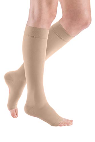 Medi mediven Elegance KKL 2 AD Calcetines hasta la Rodilla topband Basic Punta Abierta Corto Mode Talla:II