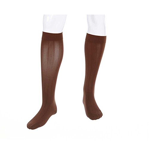 Medi Ven For Men 15-20Mmhg Rodillera Alta Compresión Calcetines Caqui Talla Vii