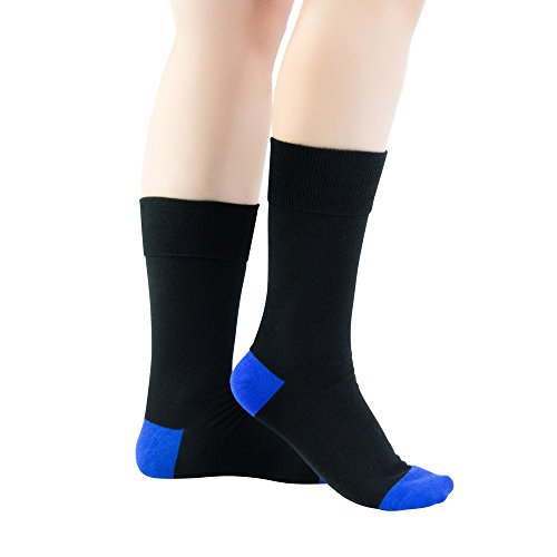 Medias de tubo medianas calcetines de marea para hombres y mujeres color sólido calcetines japoneses de algodón de primavera y verano calcetines coreanos calcetines de compresión,Negro,（EU）M:39/43