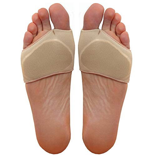 Medipaq Almohadilla de Gel para Soporte de Metatarso – Almohadilla Metatarsal de Alivio del Dolor de la Bola del Pie – Plantillas de Gel que Pueden Usarse Sin Zapatos – 1x Par – Talla Euro 36-41