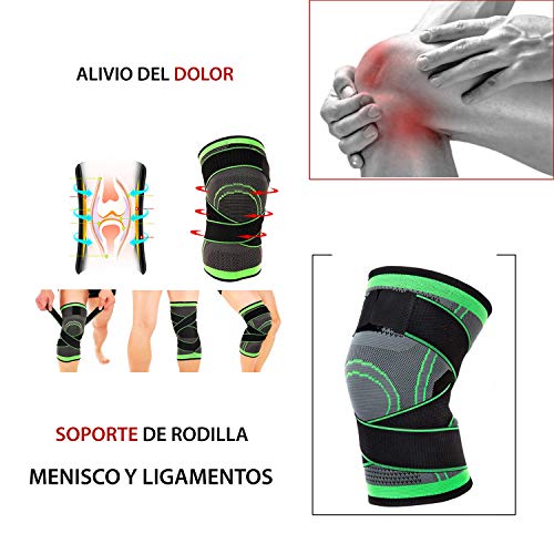 Memories, Rodillera Menisco y Ligamentos, Deportiva Rotuliana, Elástica, Tubular, Antideslizante y Transpirable, Cómoda para Hombre y Mujer. (S, 1 (Pcs))