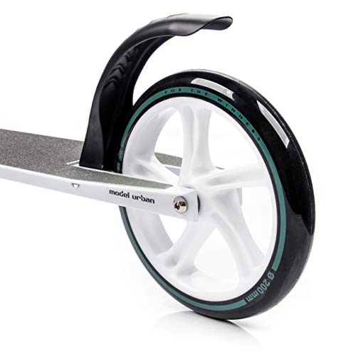 meteor Scooter Plegable Ruedas Grandes 200 mm Patinete Niños y Adultos Muy Duradera hasta 90 kg Patinete de Aluminio Urban (A.4)