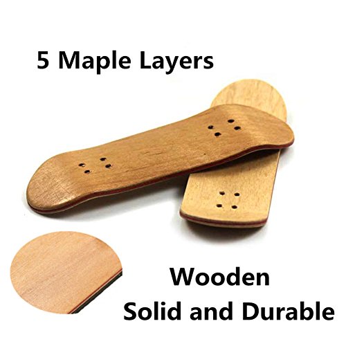 Mini Diapasón, Patineta de Dedos Profesional Maple Wood DIY Assembly Skate Boarding Toy Juegos de Deportes Regalo para Niños (Rojo)