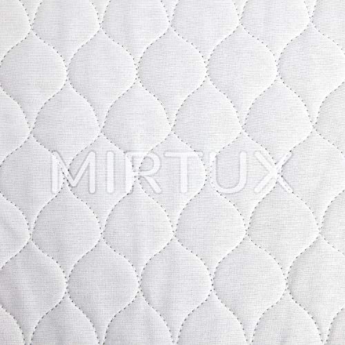 MIRTUX Empapador Protector de Cama Lavable, Impermeable y Muy Absorbente con 4 Capas. Medidas 85 x 90 cm y alas a Ambos Lados de 55cm. Fabricado Super Resistentes.