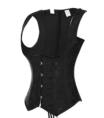 MISS MOLY Dama Burlesque gótico Bustier corsé con G-String