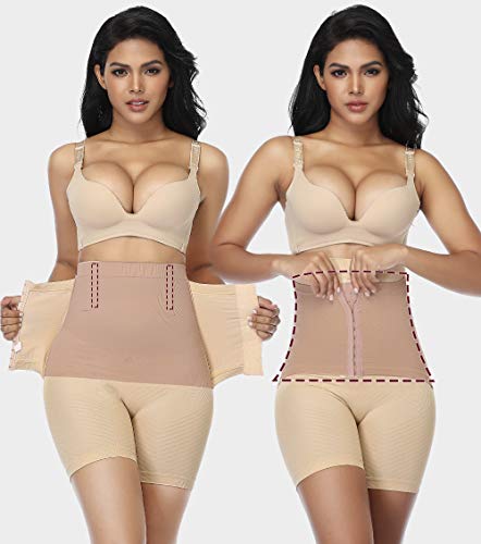 MISS MOLY Faja Moldeadora Cintura Alta Mujer Bragas Reductoras Abdomen Barriga Shapewear Shorts Levanta Glúteos Braguita Ropa Interior Corsé Pantalón Lencería