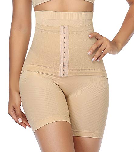 MISS MOLY Faja Moldeadora Cintura Alta Mujer Bragas Reductoras Abdomen Barriga Shapewear Shorts Levanta Glúteos Braguita Ropa Interior Corsé Pantalón Lencería