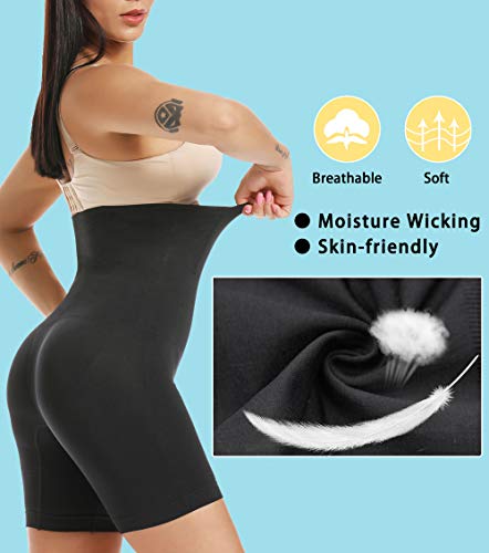 MISS MOLY Mujer Faja Pantalón Cintura Alta Invisible Shapewear 4 Steel Bones Body Shaper Interior Pantalones Moldeadores Fajas Reductoras Cortos Bragas Lencería Braguita