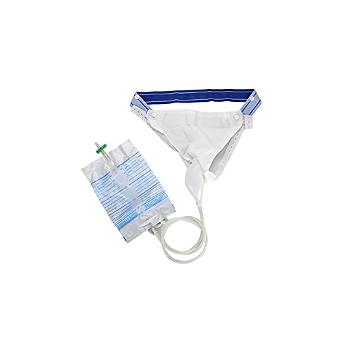 MKNIUA Colector de orina de silicona, transpirable, reutilizable, colector de orina portátil para incontinencia urinaria, incontinencia urinaria, 3 tipos opcionales para hombres y mujeres