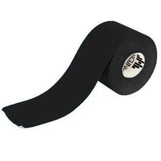 Mobiclinic Kinesiotape | Vendaje neuromuscular | 5cm x 5m | 12 Unidades | Negro | Mobitape