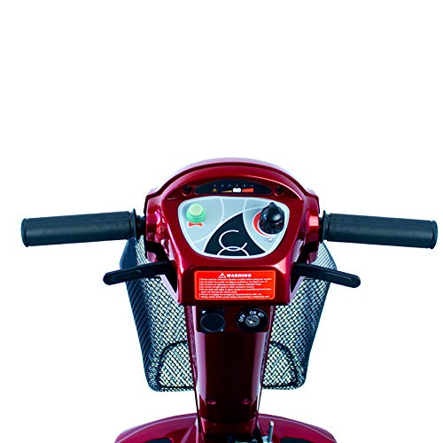 Mobiclinic, Piscis, Scooter eléctrico personas con movilidad reducida, adultos, minusválidos, discapacitados, 4 ruedas, Desmontable, Manillar plegable, asiento giratorio, Auton. 30 km, 12V, Gris