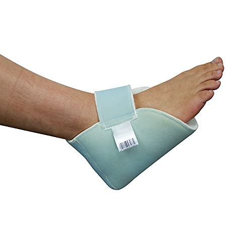 Mobiclinic, Taloneras antiescaras, Derecho, para Codo, para Talón, Marca Española, Patucos antiescaras, Prevención de escaras, Tela de borreguito, Talla Única, Ajustable, Lavable, Color Azul