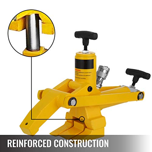 Mophorn Cambiador Hidráulico de Neumáticos con Presión Máxima de 10.000 psi, Desmontador de Neumáticos con Bomba de Pie Hidráulica de 700 bar, y Una Manguera de Aire, Cambiador de Neumáticos de Coche