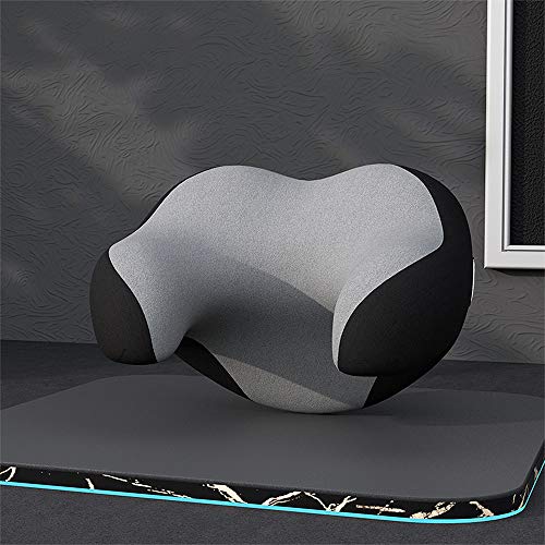 Mostop Almohada de cuello de coche con espuma viscoelástica para asiento de coche, diseño ergonómico, cómodo para el cuello, cojín de almohada para tren, avión, coche, viajes, etc