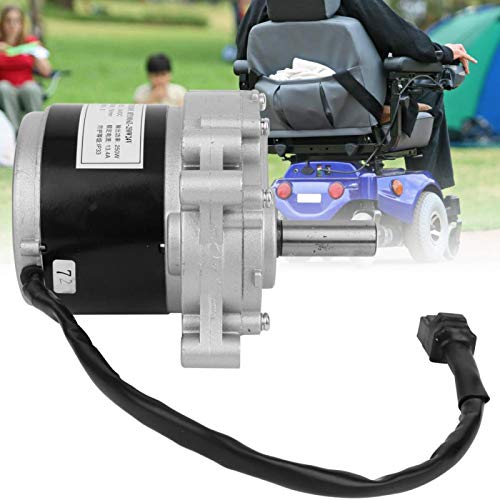 Motor de Cepillo eléctrico para sillas de Ruedas, Motor de Cepillo de Metal 75r/min Motor de Cepillo para sillas de Ruedas 24V 250W Sillas de Ruedas eléctricas, para sillas de Ruedas eléctricas