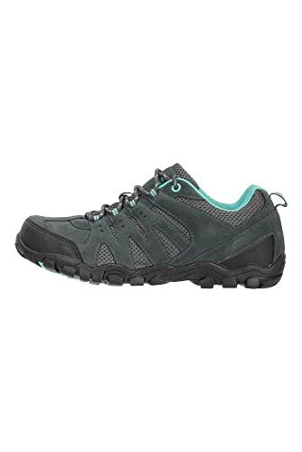 Mountain Warehouse Zapatillas de Senderismo para Mujer - Transpirables, con Malla Superior, Suela de Goma Duradera y Plantilla EVA - Ideales para Senderismo Azul petróleo Talla Zapatos Mujer 39 EU