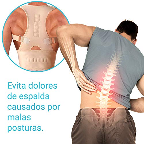 MovilCom® - Corrector de Postura Espalda y Hombros | corrector de espalda | Espalda Recta, Correctores Postural Faja, Corregir Postura Sentado Enderezar, Mujer e Hombres Talla L