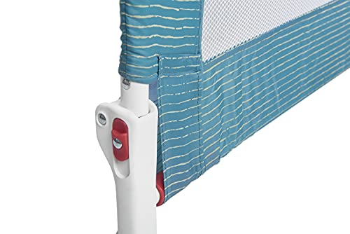 ms Innovaciones Nido 3014- Barrera para cama de 2 alturas Abatible, 50 x 30 x 150 cm, Azul