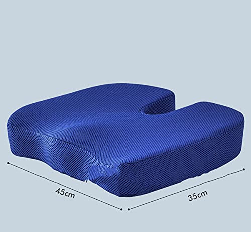 MTYQE Cojines antiescaras,Cojín de Asiento Ortopédico con Gel, Cojín Espuma de Memoria para Alivio del Dolor de Coxis, Presión, Úlceras, para el Coche, Oficina o Silla de Ruedas