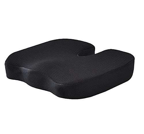 MTYQE Cojines antiescaras,Cojín de Asiento Ortopédico con Gel, Cojín Espuma de Memoria para Alivio del Dolor de Coxis, Presión, Úlceras, para el Coche, Oficina o Silla de Ruedas