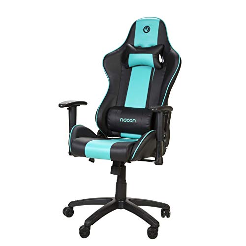 Nacon Silla Profesional para Videojuegos PCCH-550 Silla Gaming Negro y Azul