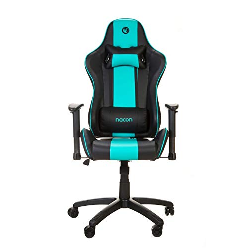 Nacon Silla Profesional para Videojuegos PCCH-550 Silla Gaming Negro y Azul