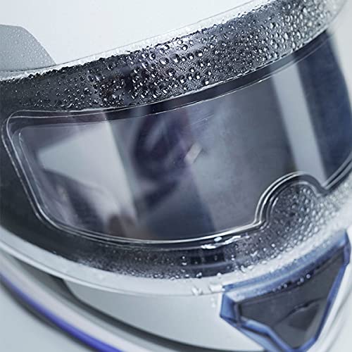 N\C 2 pares de lentes de casco de motocicleta Película antiniebla Casco universal Parche antiniebla impermeable para bicicleta Casco protector Visor Escudo Antivaho Seguridad de conducción