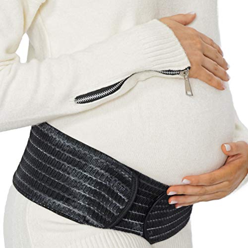 Neotech Care - Accesorio 3 en 1, faja de maternidad, faja posparto y cinturón pélvico - Material transpirable - Negro - S