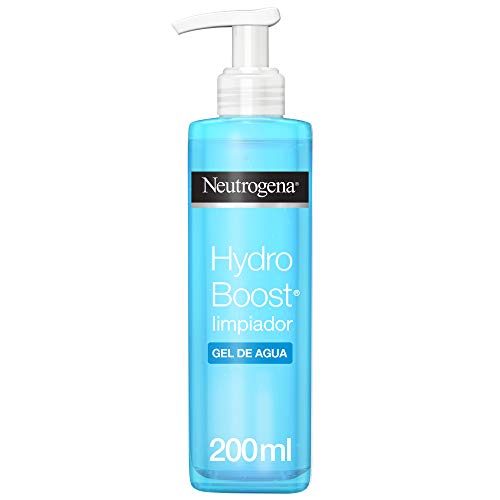 Neutrogena Hydro Boost Gel de Agua Limpiador Facial con Ácido Hialurónico, 200 ml