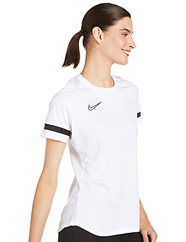 NIKE CV2627 W NK Dry ACD21 Top SS T-Shirt Women's White/Black/Black/Black M