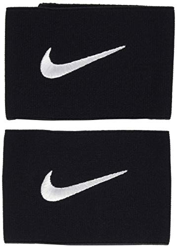 NIKE Guard Stay II Banda Sujeción Espinillera, Unisex Adulto, Negro/Blanco, Talla Única