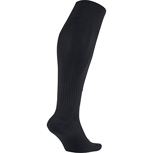 Nike Knee High Classic Football Dri Fit Calcetines, Unisex Adulto, Negro/Blanco, L (42-46)