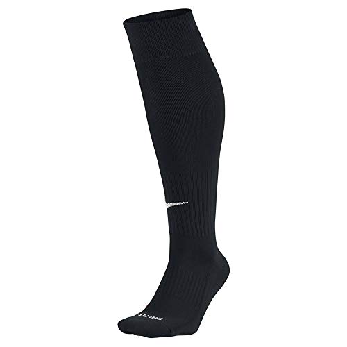 Nike Knee High Classic Football Dri Fit Calcetines, Unisex Adulto, Negro/Blanco, M (38-42)