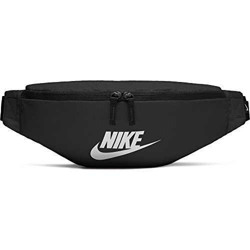 Nike Nk Heritage Hip Pack Bolsa Lona de Deporte, Unisex Adulto, Black/Black/(White), MISC