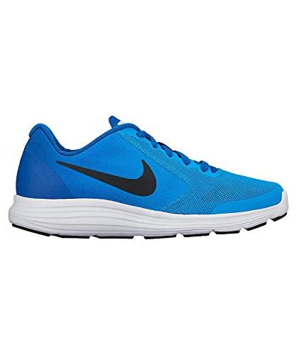 NIKE Revolution 3 (GS) - Zapatillas Deportivas, Niños, Azul - (Blue Orbit/Black-Blue Jay-White)