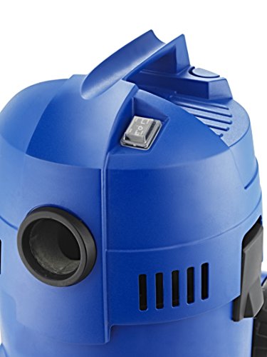 NILFISK Aspirador de Bricolaje Buddy II 12, con o sin Bolsa, 1200 W, 12 litros, 74 Decibelios, Azul