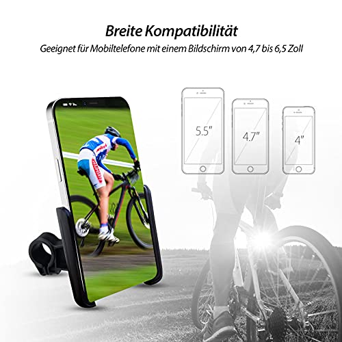 Ninebot Segway Soporte de teléfono móvil para bicicleta, antivibración, ajustable, universal, para smartphone de 4,7 a 6,5 pulgadas, soporte para teléfono móvil