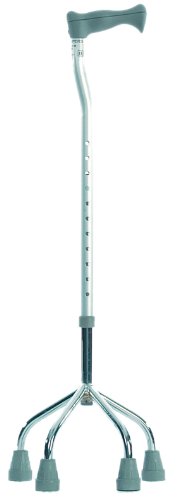 NRS Healthcare Tetrapod - Bastón con base de 4 patas