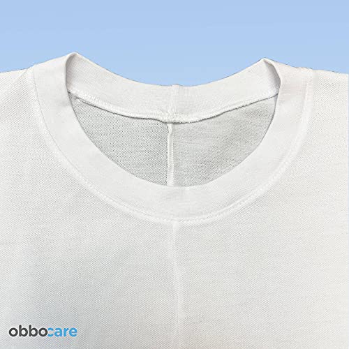 Obbocare - Pijama Antipañal De Adulto De Manga Larga. Pijama Geriátrico De 1 Cremallera Para Facilitar Cambio De Pañal. Tejido Transpirable. Talla L