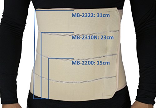 ObboMed® MB-2310NXXL Faja abdominal de 3 bandas (XXL: 119,4 – 132,1 cm/ 47 – 52 pulgadas)