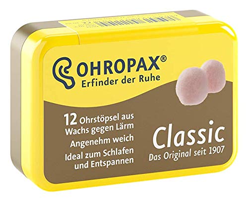 Ohropax Classic - Tapones para los oídos, 12 piezas