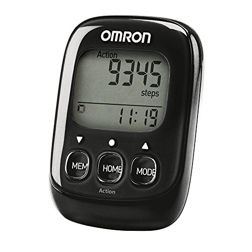 OMRON Healthcare Walking Style IV Podómetro para Contar calorías y Pasos, Unisex Adulto, Negro, Talla Única