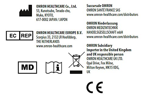 OMRON (HHP-CM01) Adaptador de corriente universal para monitores de presión arterial OMRON