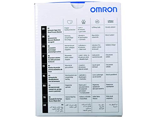 Omron M3 - Medidor automático de presión de Brazo