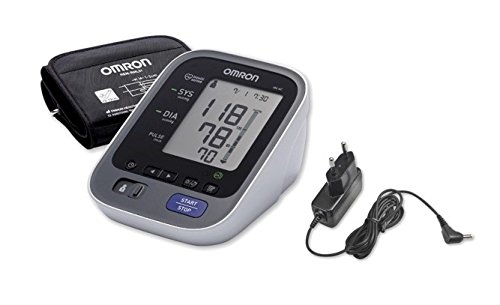 OMRON M6 AC - Tensiómetro de brazo, color blanco y negro [importado de Alemania]