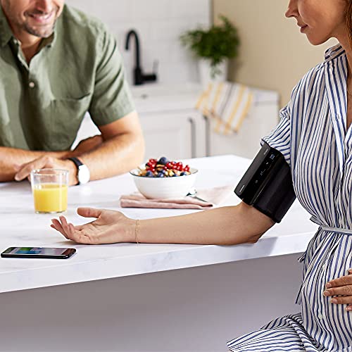 Omron Tensiómetro Evolv Smart inalámbrico todo en uno con Bluetooth, monitor para la presión arterial, compatible con dispositivos smartphone, para tu hogar