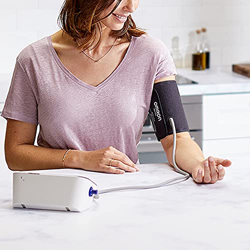 Omron Tensiómetro X7 Smart, monitor para la presión arterial con detector de AFib y Bluetooth, para el hogar y, compatible con dispositivos iOS y Android