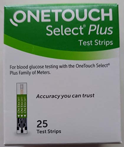 One touch Select Plus Blood Glucose 50 Test Strips (25 x 2)