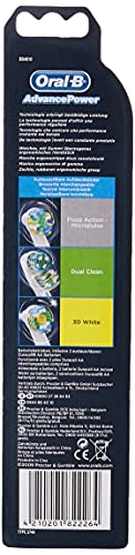 Oral-B Advance Power - Cepillo de dientes eléctrico a pilas, azul/blanco